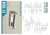 Sony ST-3950 - Service Manual 